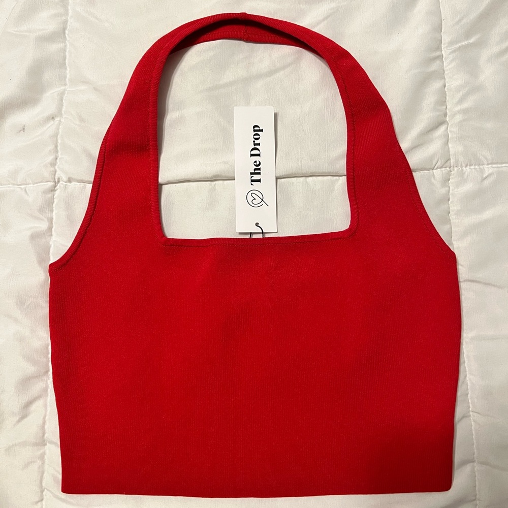 The Drop Red halter NWT